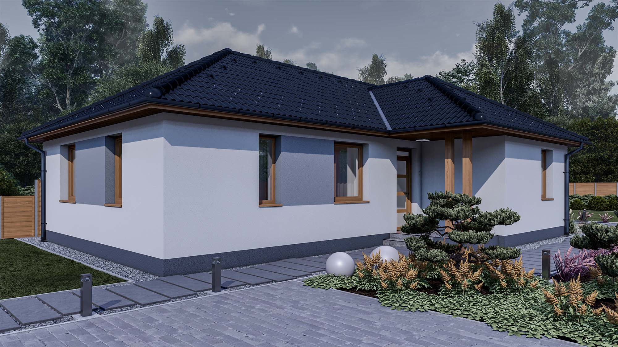 100 m2 ház (4 hálószoba + nappali) normál