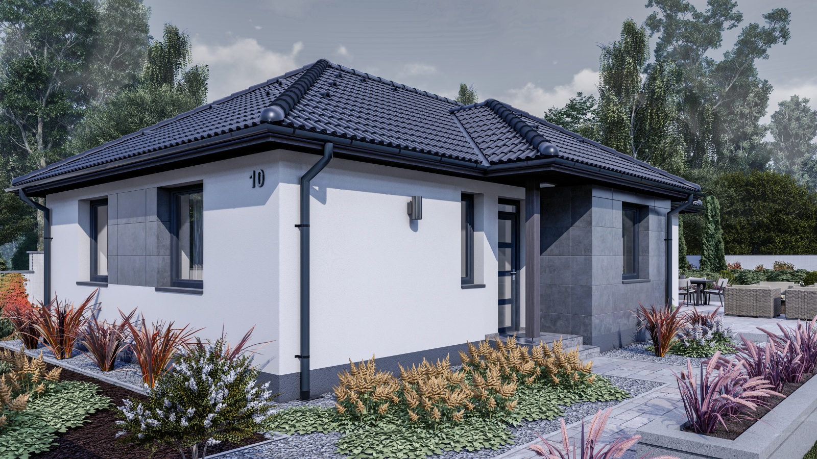 90 m2 ház (4 hálószoba + nappali) normál