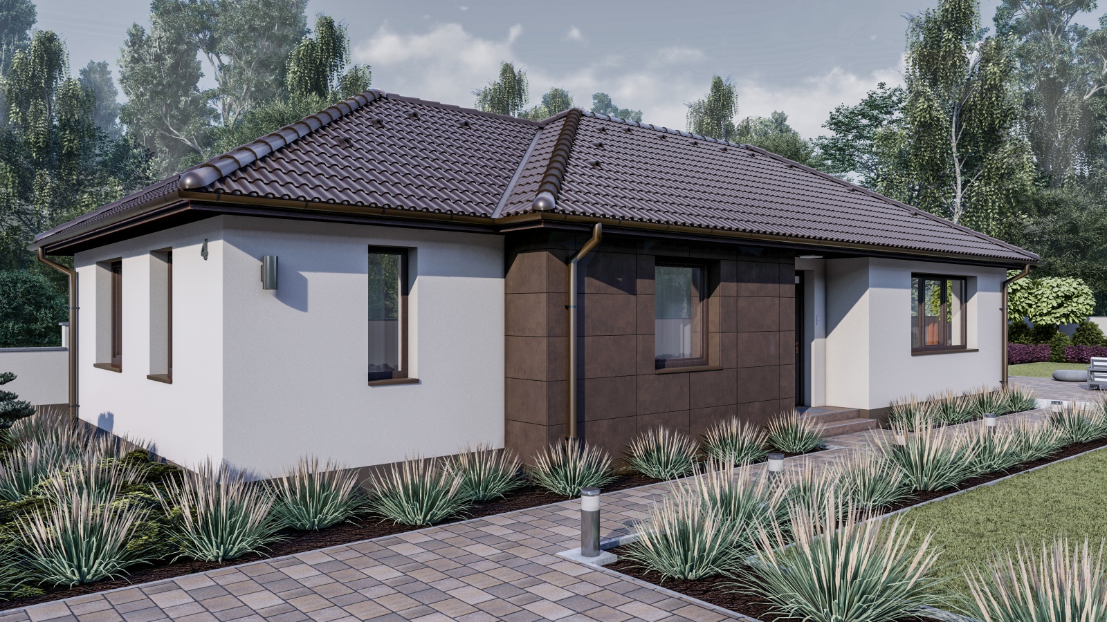 100 m2 ház (4 hálószoba + nappali) keskeny