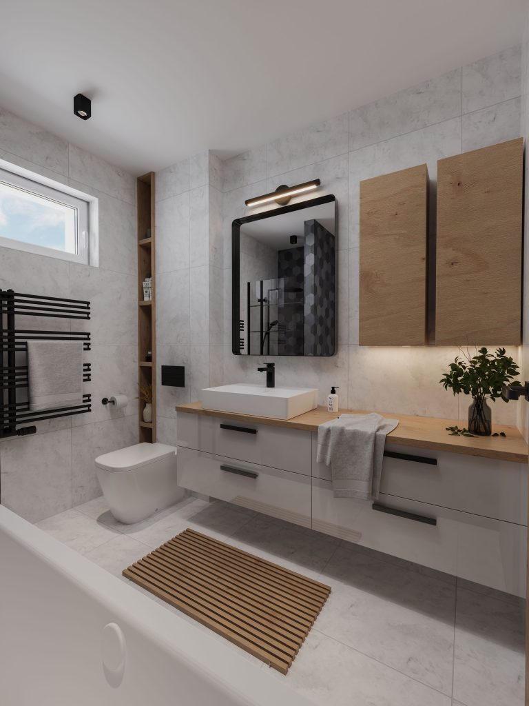 100 m2 ház + dupla garázs (3 hálószoba + nappali) széles