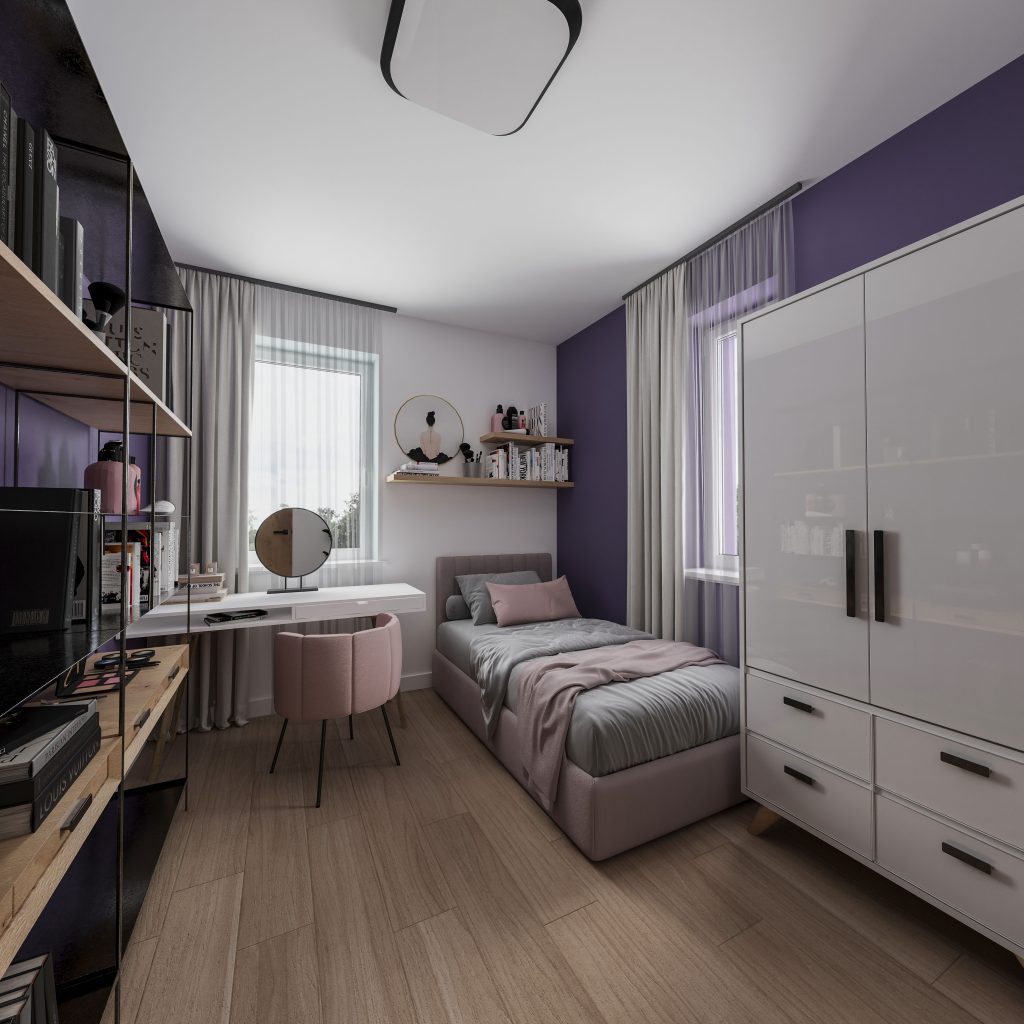 100 m2 ház + dupla garázs (3 hálószoba + nappali) széles